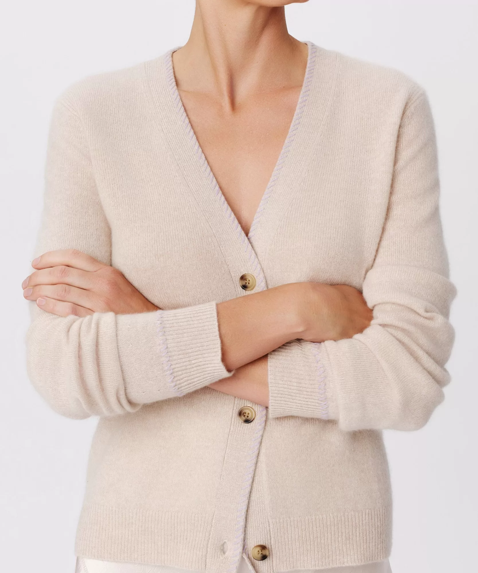 Women ATM Anthony Thomas Melillo Sweats | Sweaters & Cardigans | Cashmere Long Sleeve Cardigan -