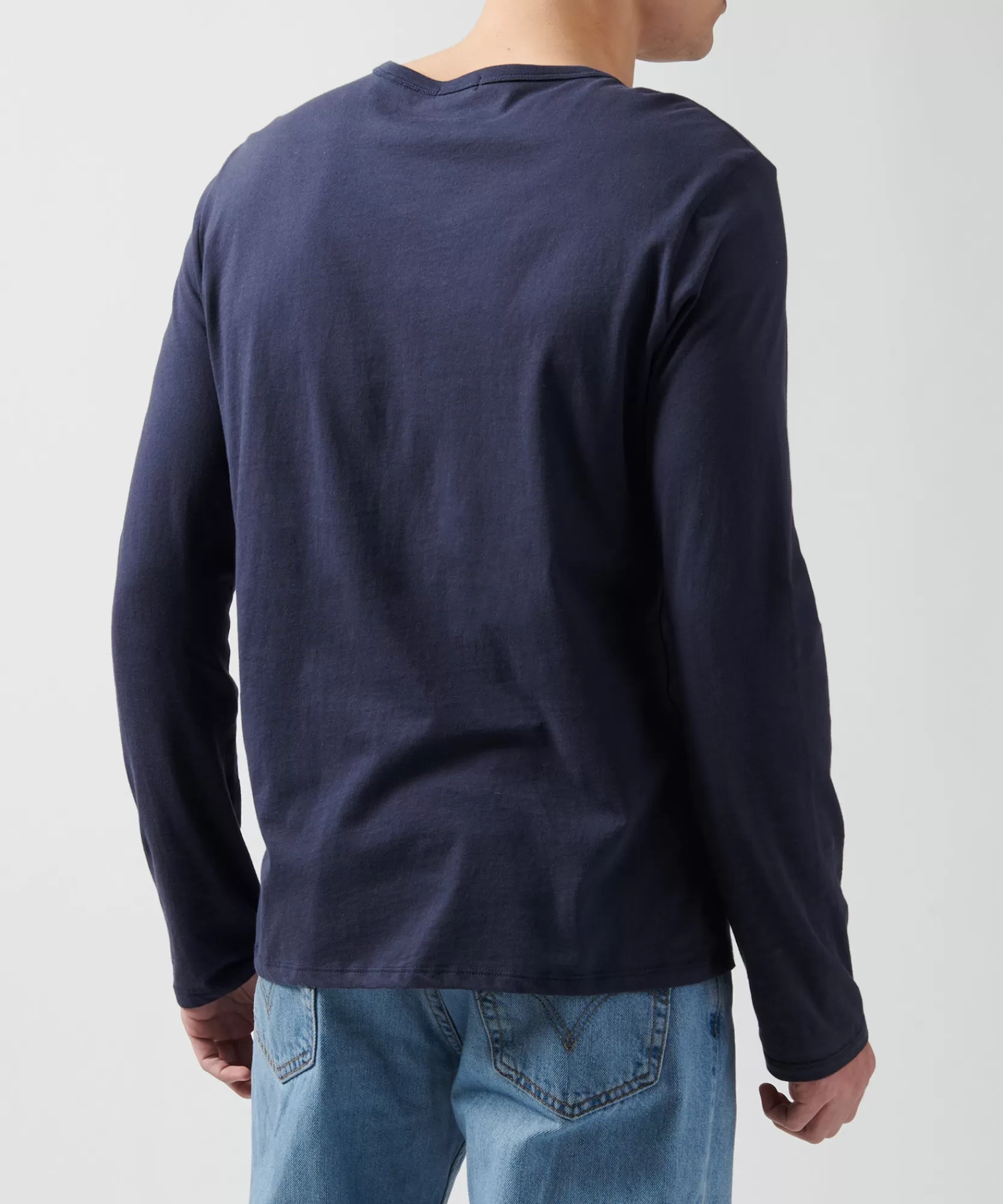 ATM Anthony Thomas Melillo T-Shirts | Classic Jersey Long Sleeve Henley -