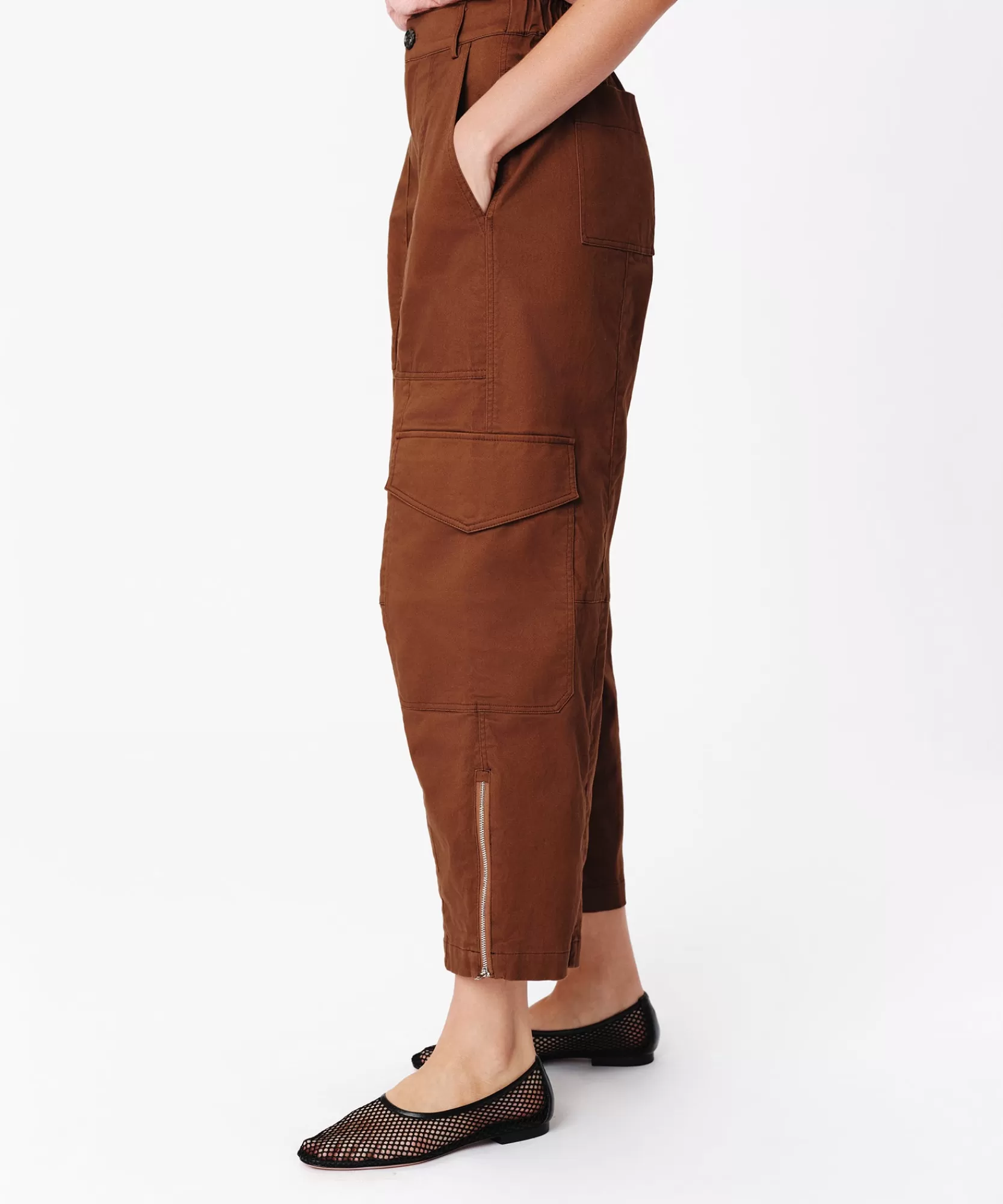 Women ATM Anthony Thomas Melillo Pants & Jumpsuits | Cotton Twill Cargo Pant -
