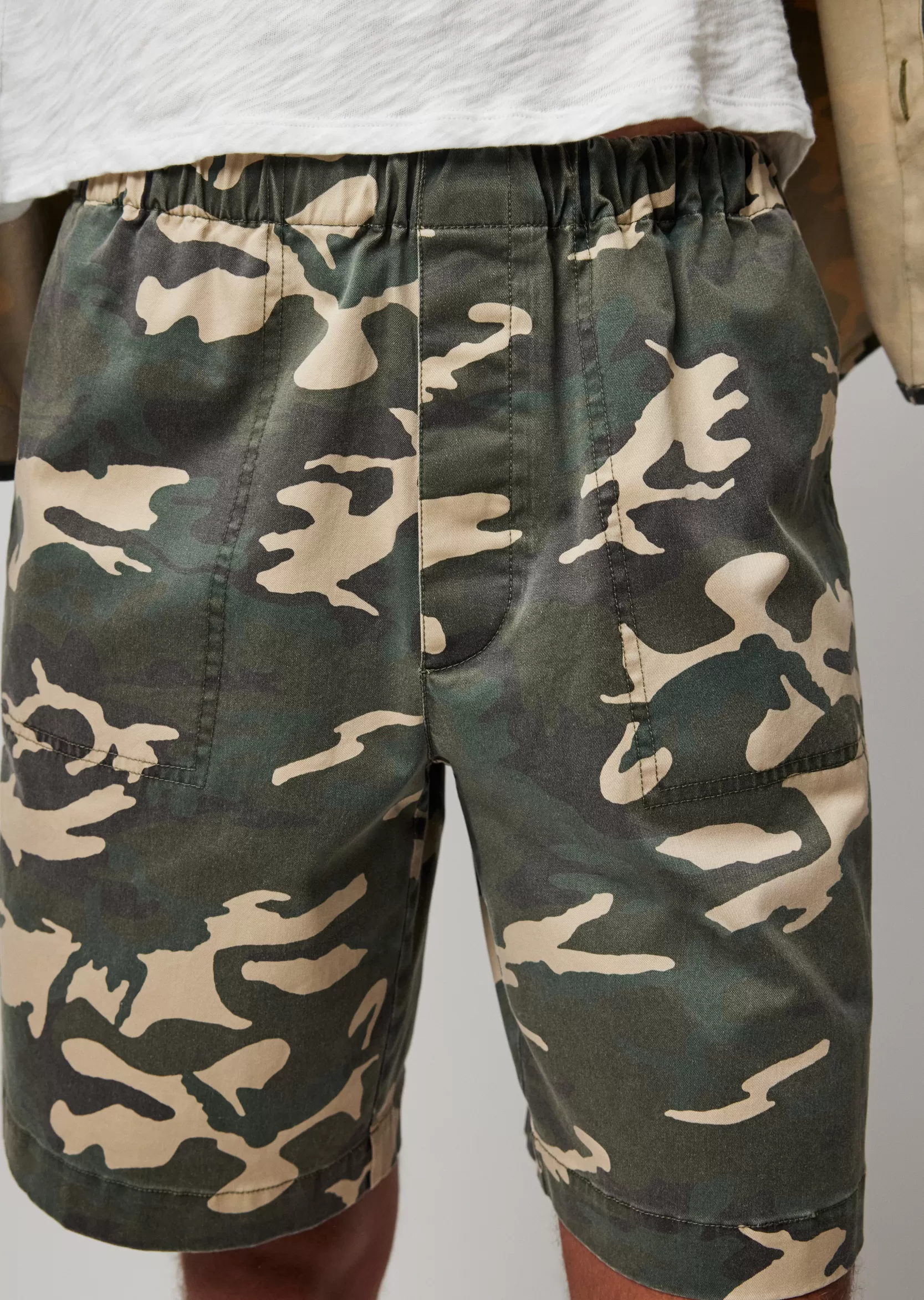 ATM Anthony Thomas Melillo Pants & Bottoms | Cotton Twill With Camo Print Shorts -