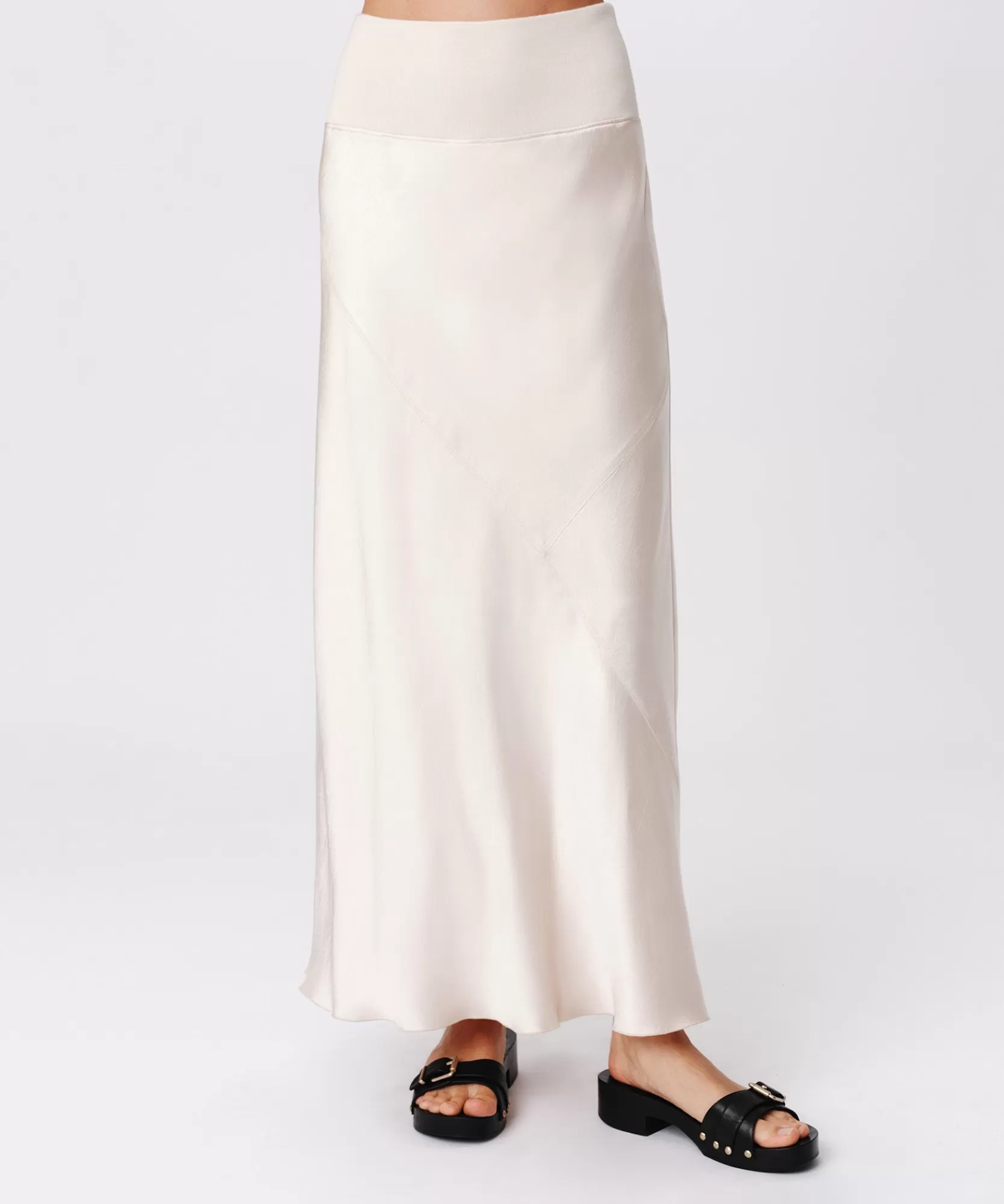 Women ATM Anthony Thomas Melillo Skirts & Shorts | Cracked Satin Bias Maxi Skirt -