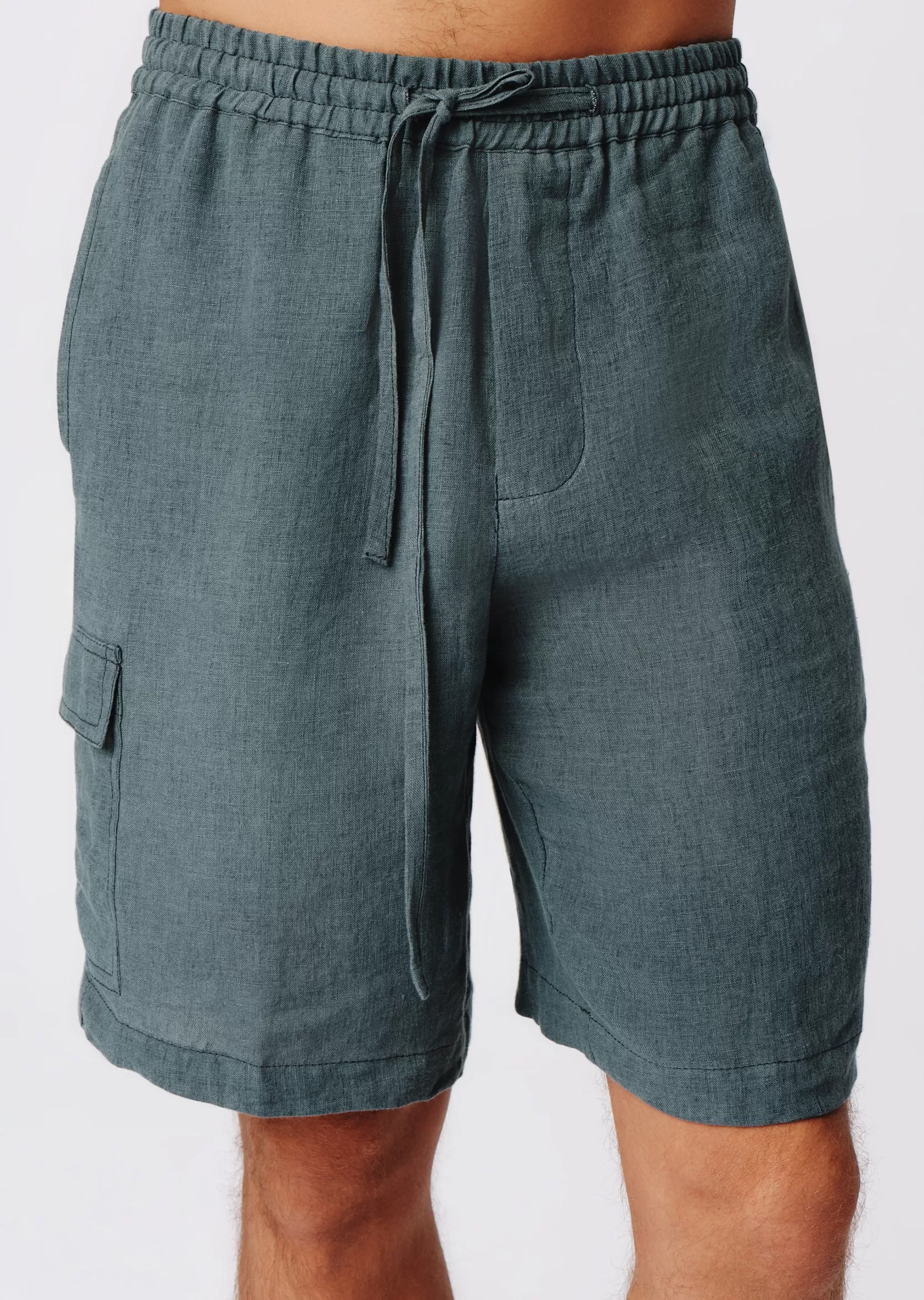 ATM Anthony Thomas Melillo Pants & Bottoms | Linen With Wash Cargo Shorts -