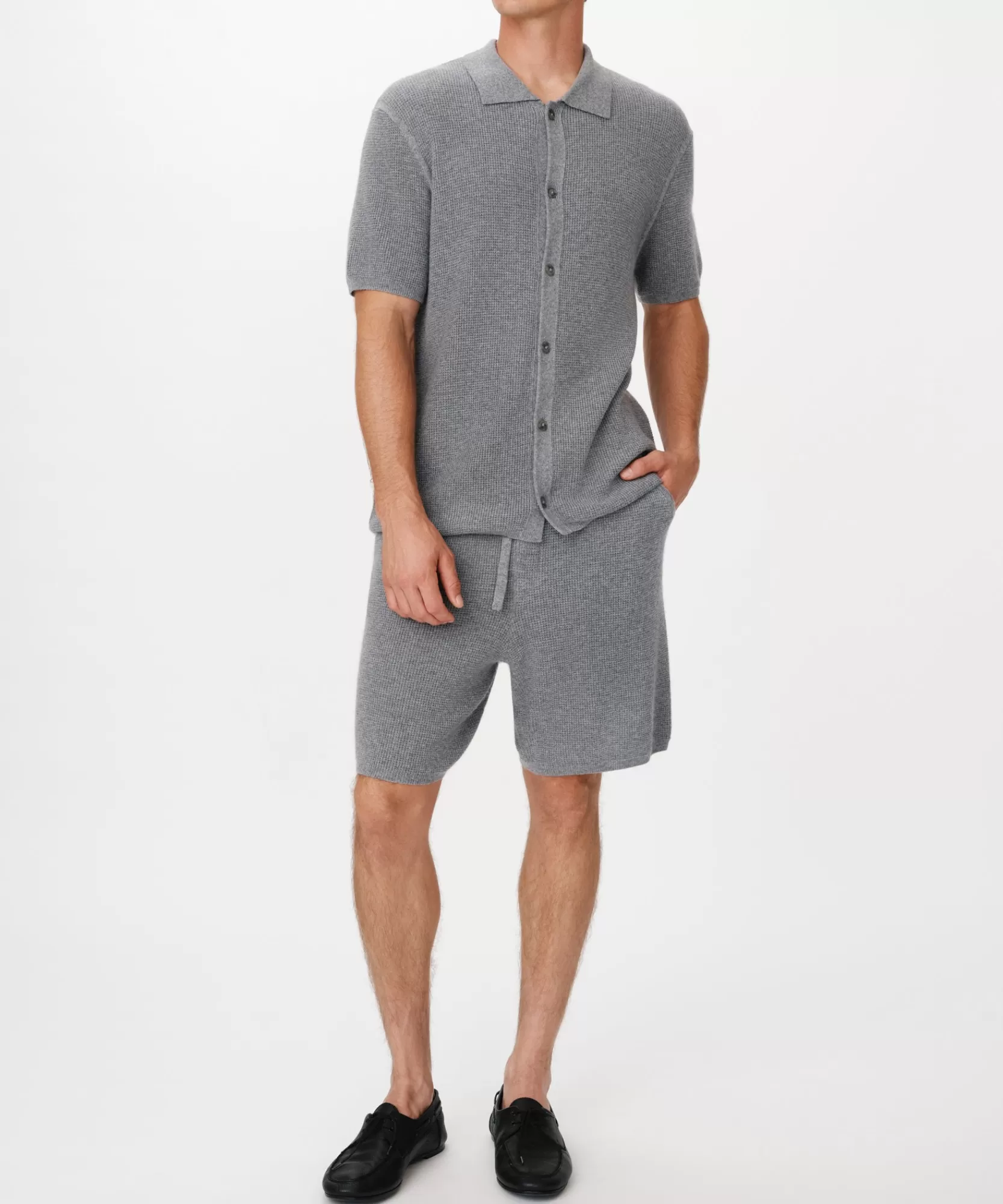 ATM Anthony Thomas Melillo Pants & Bottoms | Merino Cotton Cashmere Blend Waffle Short -