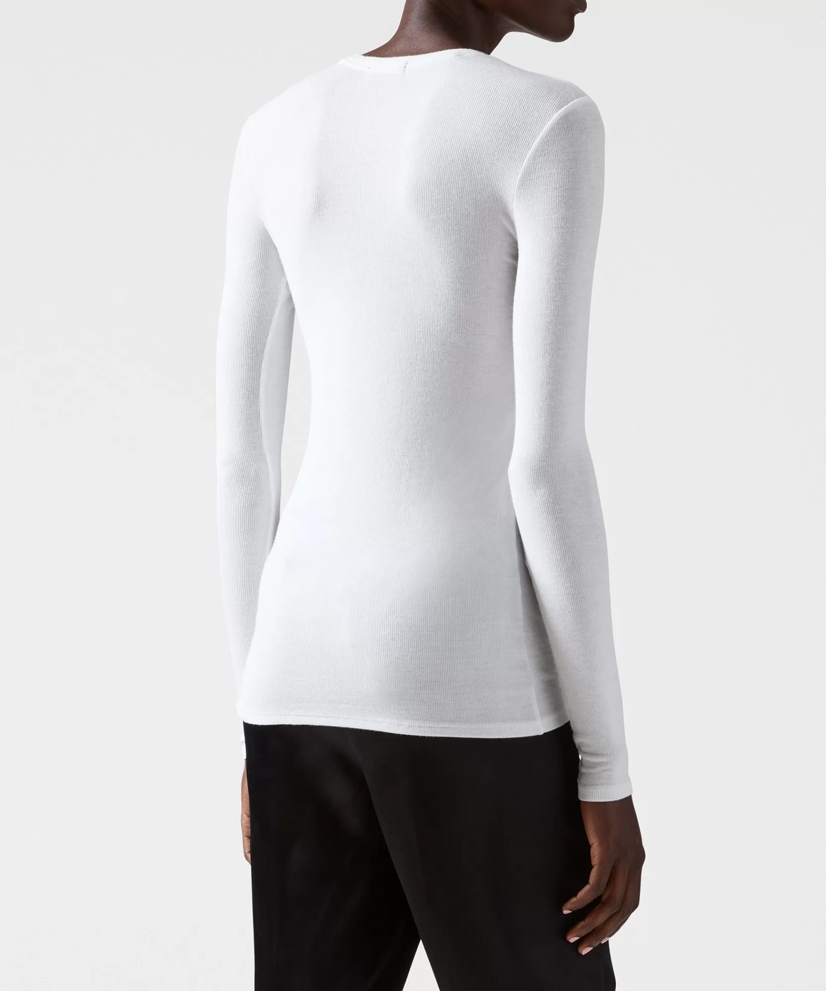 Women ATM Anthony Thomas Melillo Tops & Jersey Shirts | T-Shirts | Modal Rib Long Sleeve Crew -