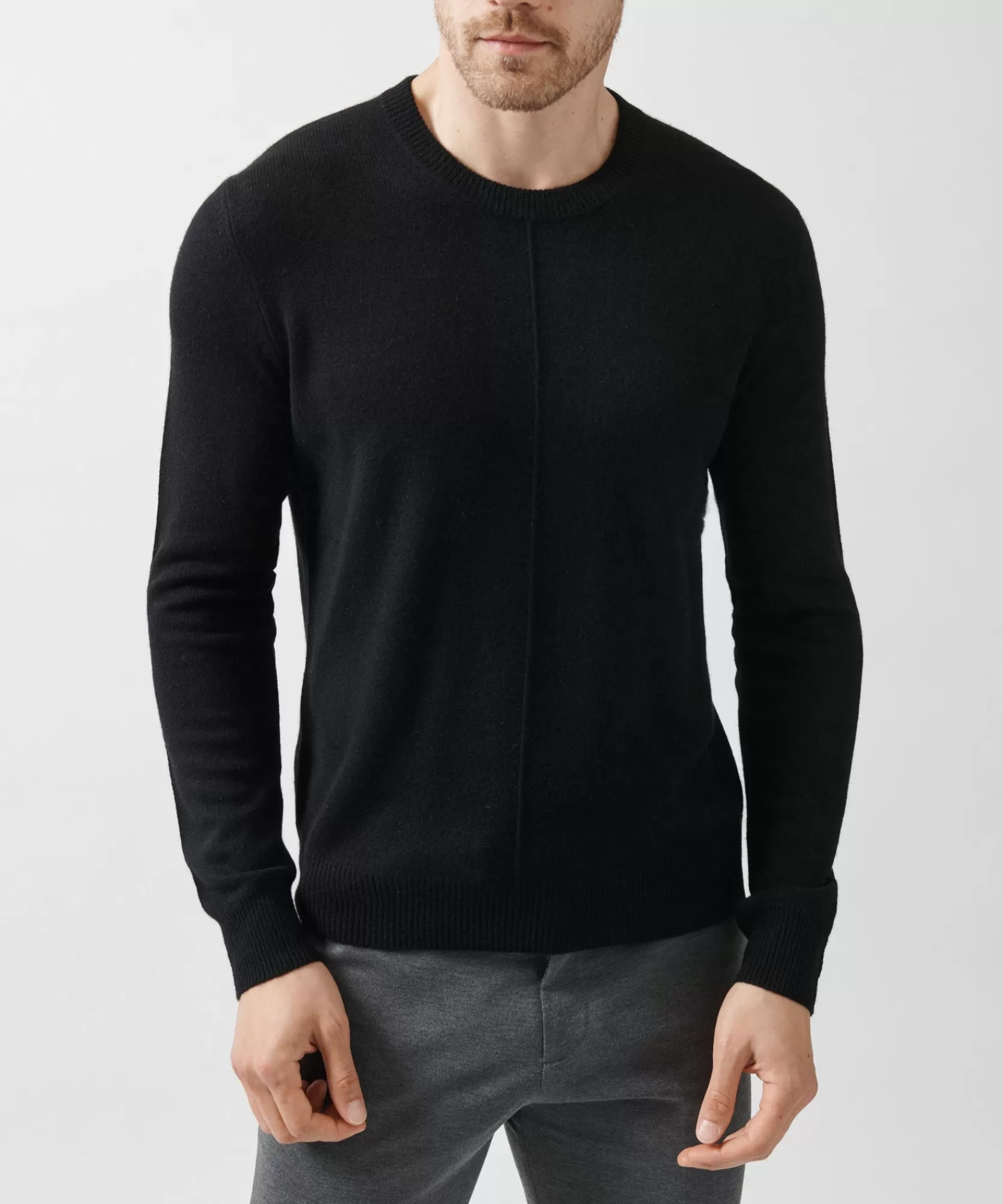 ATM Anthony Thomas Melillo Sweats | Sweaters & Cardigans | Recycled Cashmere Exposed Seam Crew Neck Sweater -
