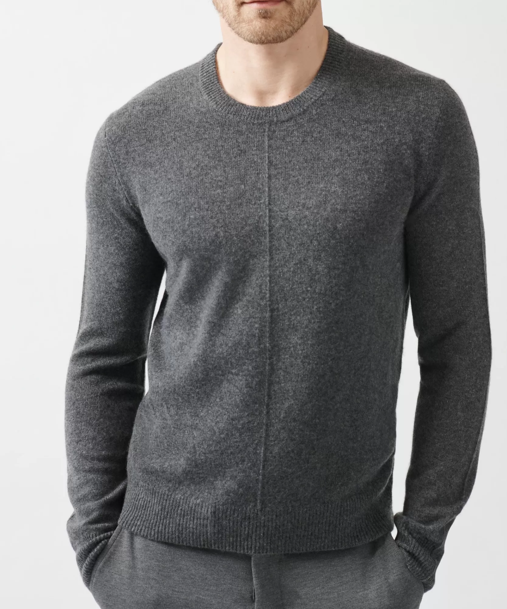 ATM Anthony Thomas Melillo Sweats | Sweaters & Cardigans | Recycled Cashmere Exposed Seam Crew Neck Sweater -