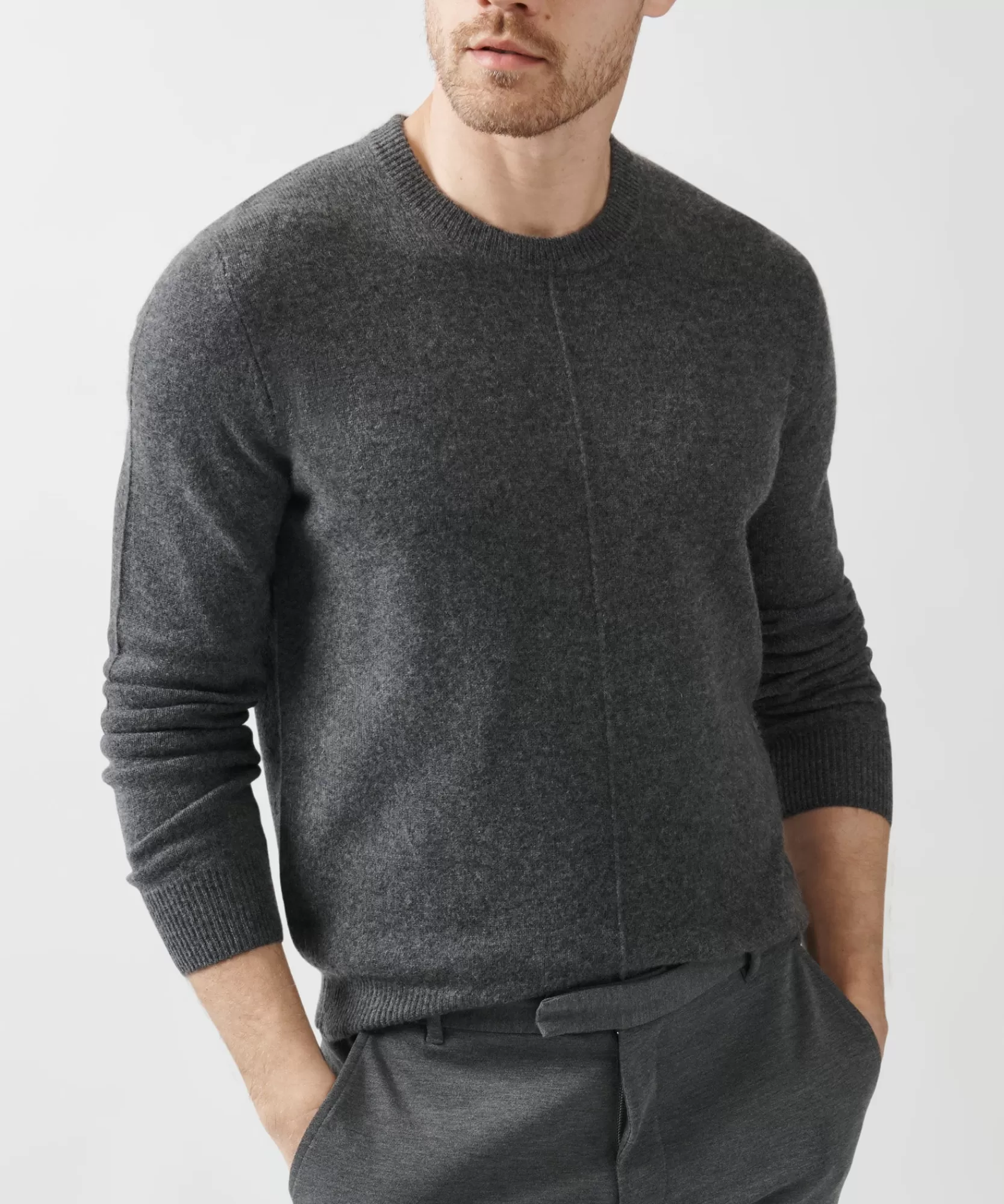ATM Anthony Thomas Melillo Sweats | Sweaters & Cardigans | Recycled Cashmere Exposed Seam Crew Neck Sweater -
