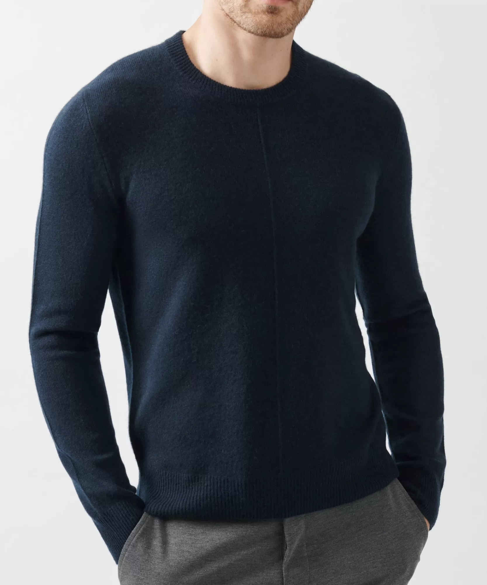 ATM Anthony Thomas Melillo Sweats | Sweaters & Cardigans | Recycled Cashmere Exposed Seam Crew Neck Sweater -
