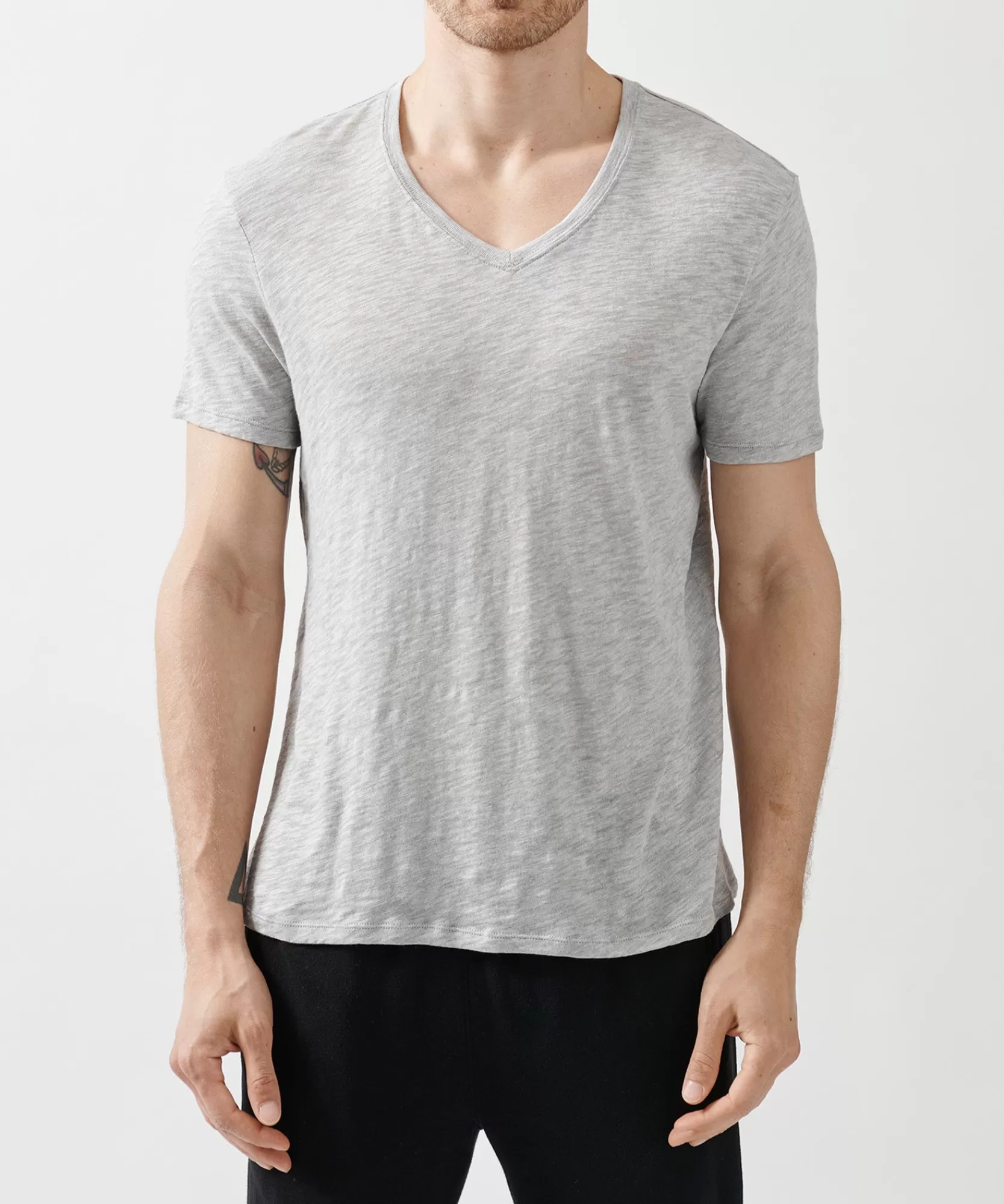 ATM Anthony Thomas Melillo T-Shirts | Slub Jersey V-Neck Tee -