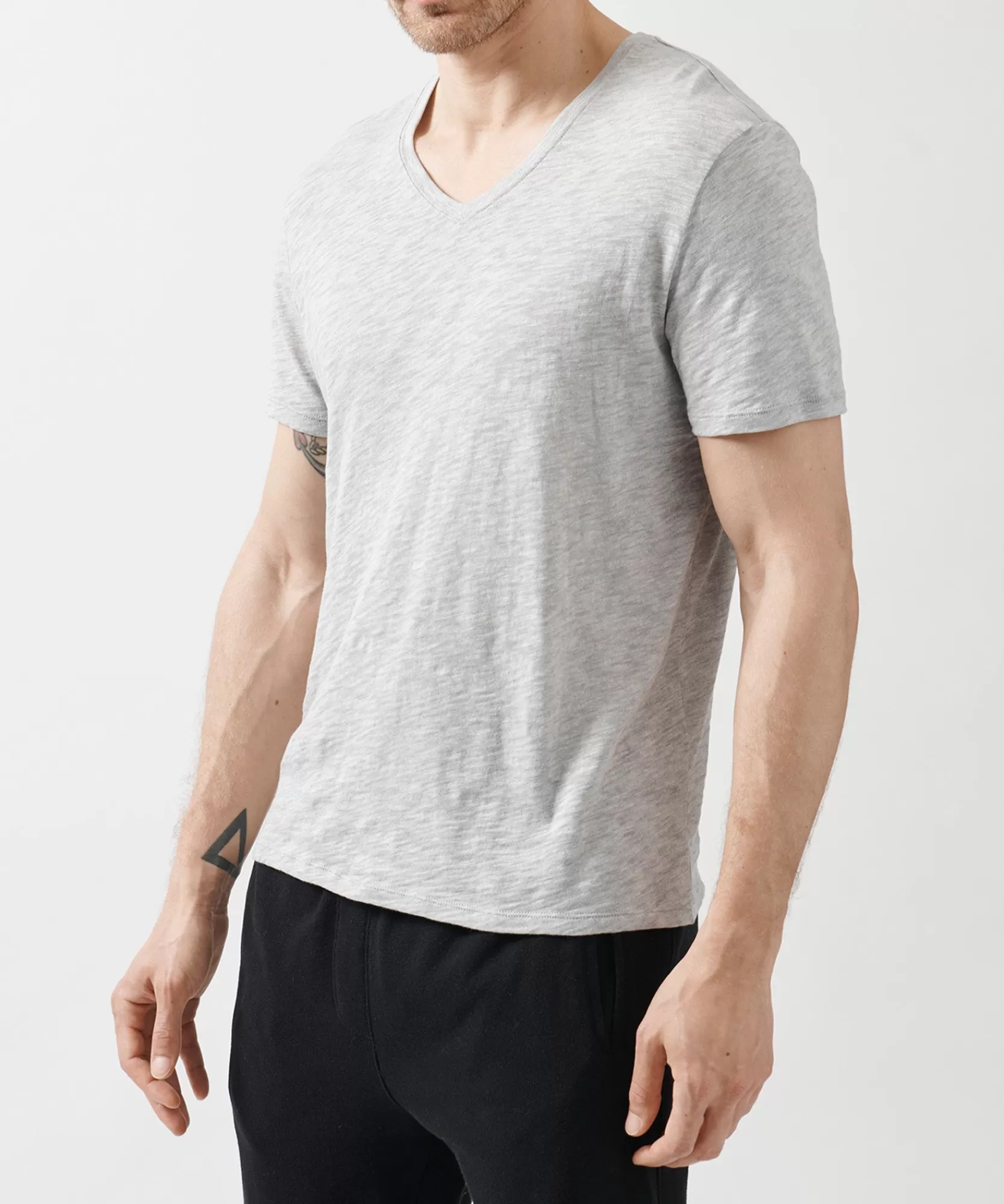 ATM Anthony Thomas Melillo T-Shirts | Slub Jersey V-Neck Tee -