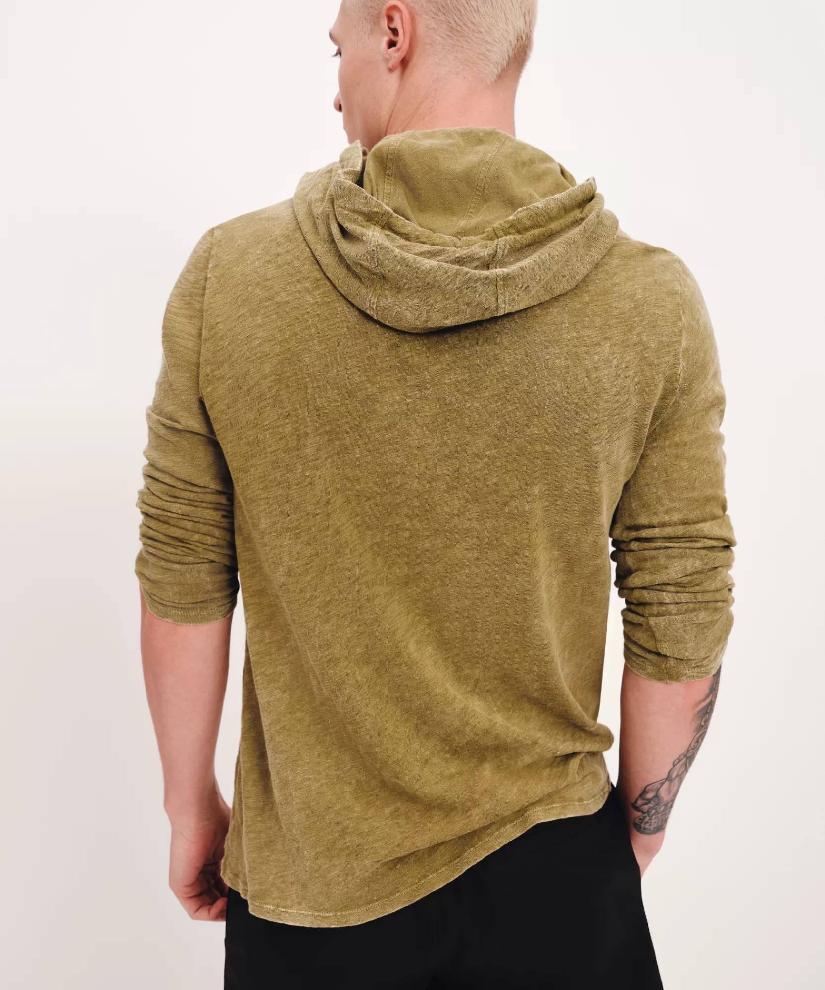 ATM Anthony Thomas Melillo Sweaters & Cardigans | Sweats | Slub Jersey With Chroma Wash Long Sleeve Hoodie -