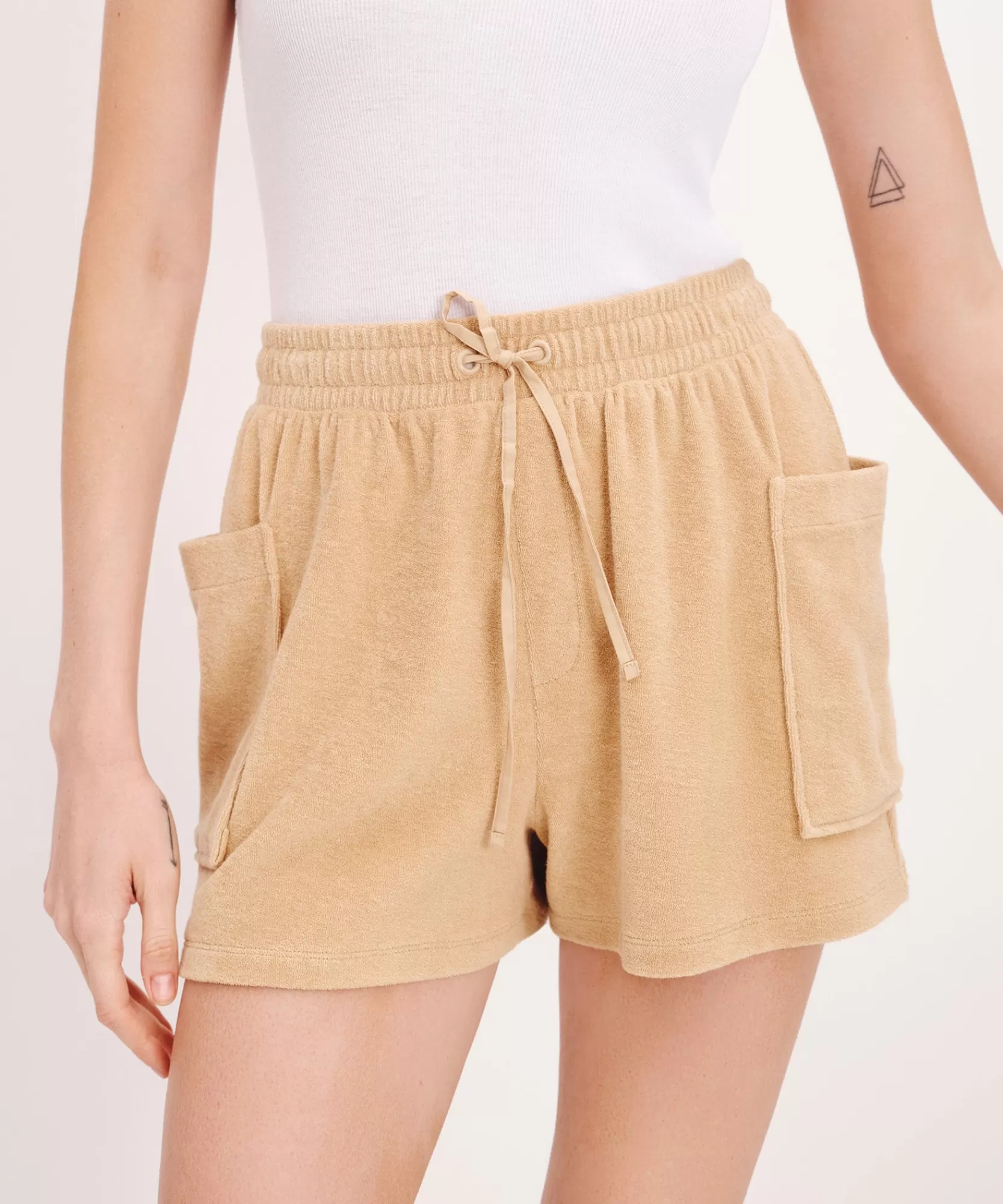 Women ATM Anthony Thomas Melillo Skirts & Shorts | Towel Terry Patch Pocket Shorts -
